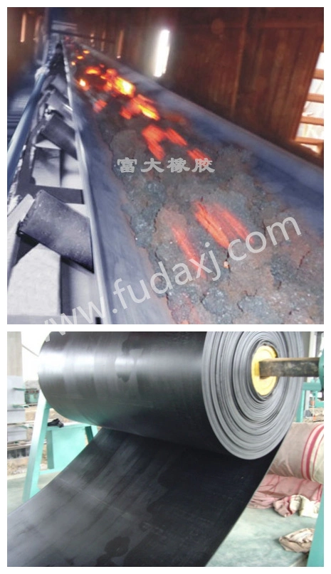 High Temperature Resistant Ep Conveyor Belt for Hot Coke EPDM Rubber